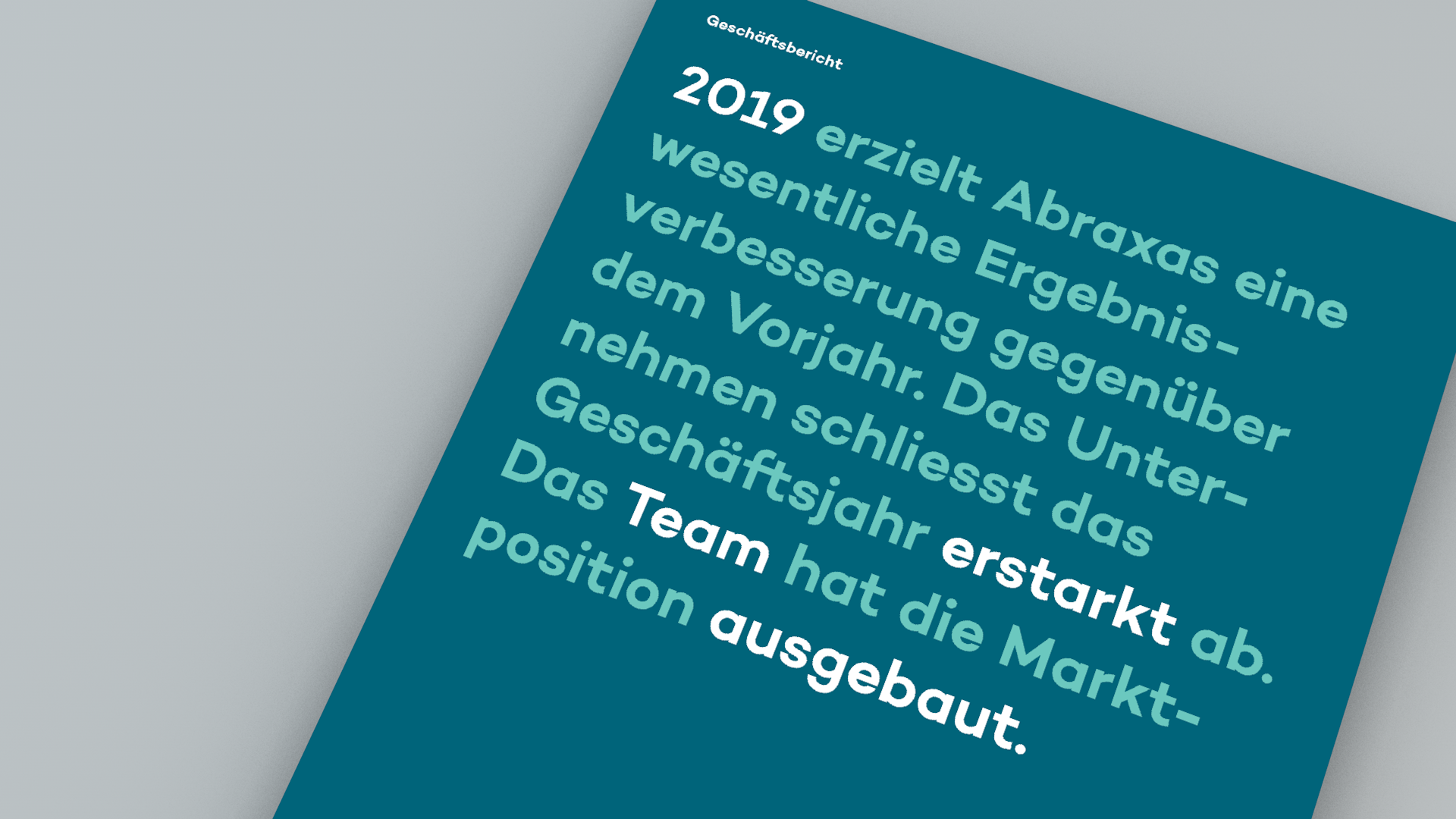 Abraxas schliesst Integration ab und präsentiert positives Ergebnis